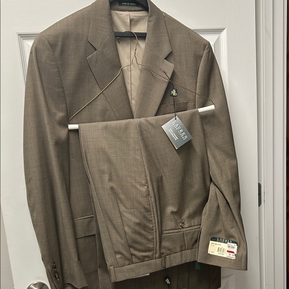 Ralph Lauren Men's Tan Suit